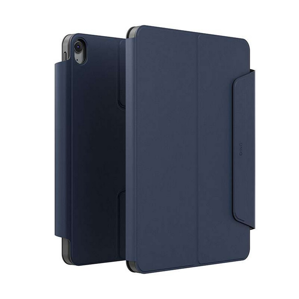 Uniq Rovus Series Magnetic 360 Rotating Case for iPad (A16/10th Gen) - Navy Blue