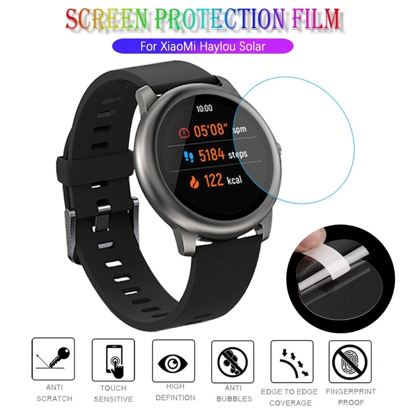 Premium Tempered Glass Protective Film For Xiaomi Haylou Solar LS05 Watch