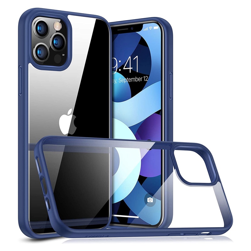TORRAS Diamond Series Phone Case for iPhone 12 Pro Max - Blue (X002L29TRV)