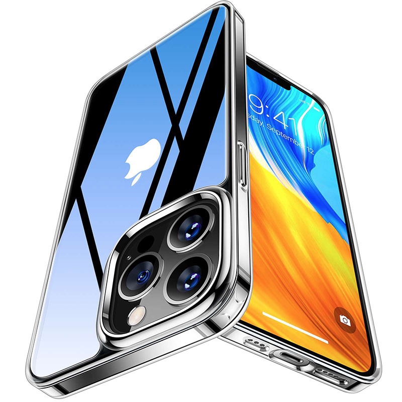 Torras Diamond Series Phone Case for iPhone 13 Pro Max - Clear - X002XRTY6F-1