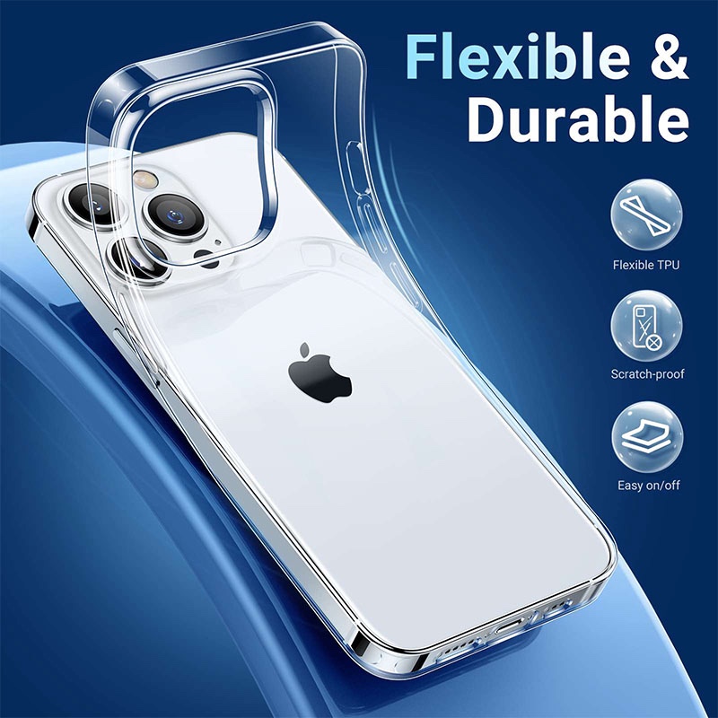 Torras iPhone 13 Pro Crystal Clear Series Phone Case - Clear - X002W43YAV