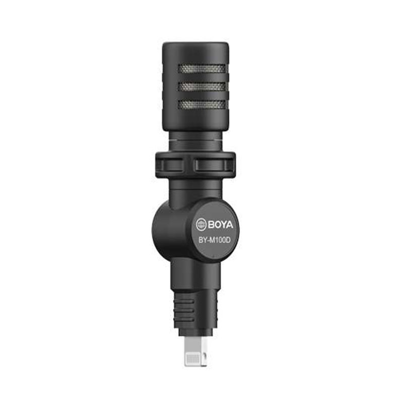 Boya BY-M100D Mini Plug N Play Microphone (Lightning Connector)
