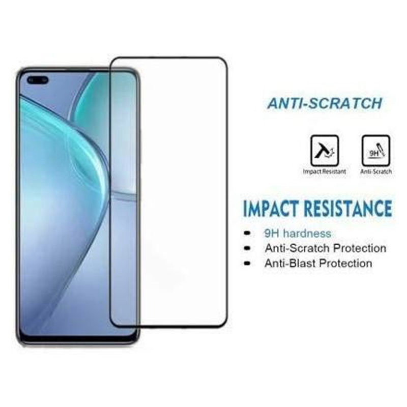 MOFI Premium Tempered Glass for Infinix Zero 8i Full Coverage Screen Protector 2.5D 9H – BLACK