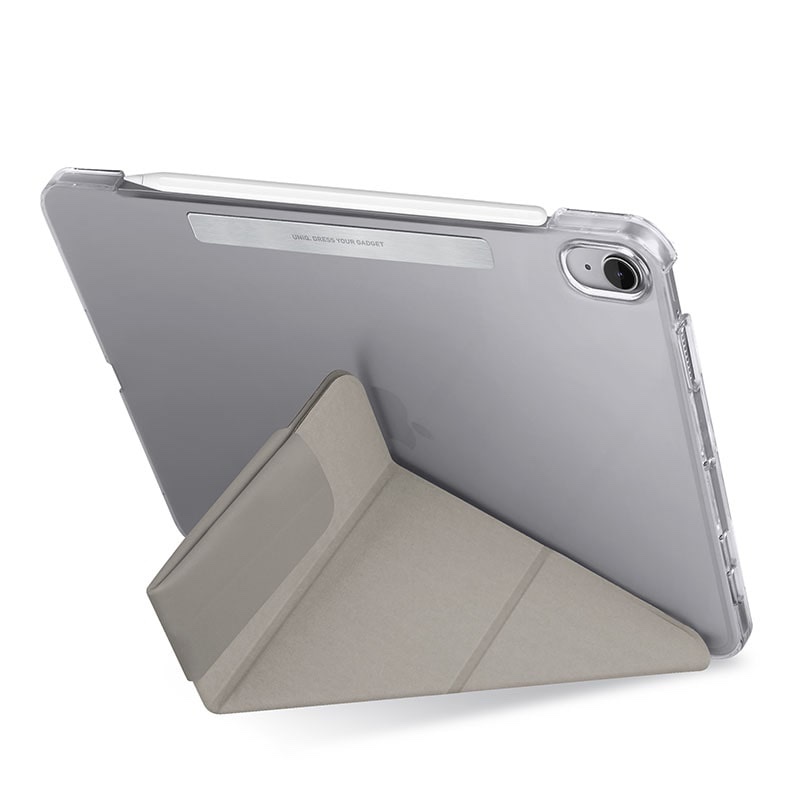 UNIQ CAMDEN iPad Mini (2021-6th Gen) Antimicrobial Case - Fossil (Grey)