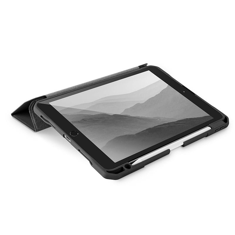 UNIQ TREXA iPad 10.2 (7/8/9 Gen) (2021/2020/2019) Antimicrobial Case - Ebony (Black)