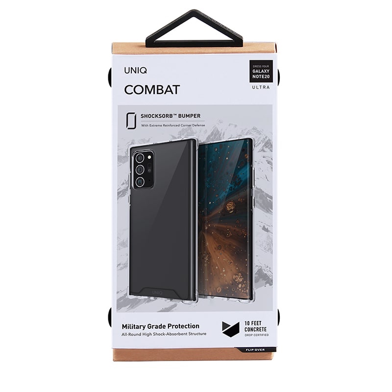 UNIQ HYBRID Galaxy Note 20 Ultra Combat Phone Case - Carbon (Black)
