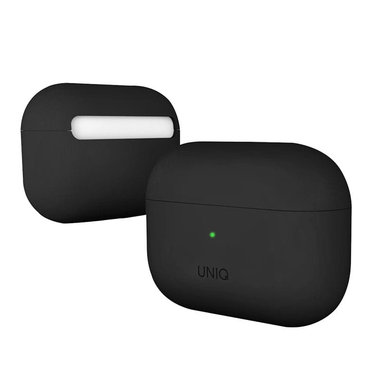UNIQ LINO Hybrid Liquid Silicon Airpods Pro Case - Ink (Black)