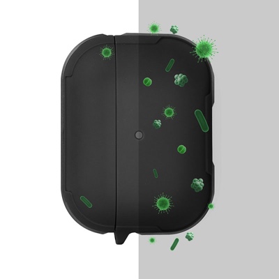 UNIQ VALENCIA Airpods Pro Antimicrobial Case - Midnight (Black)