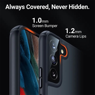 Torras MarsClimber Series Phone Case For Samsung Galaxy S22 Plus Case - Black