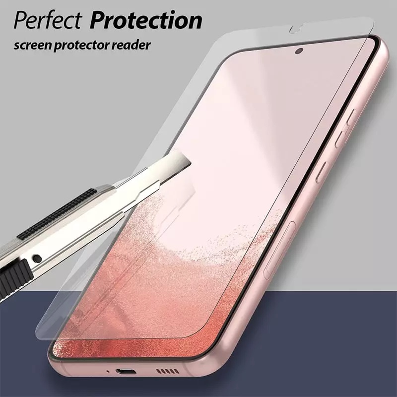 Whitestone [Dome Glass] For Samsung Galaxy S22 Plus Tempered Glass Screen Protector - Liquid Dispersion Tech - Single without UV