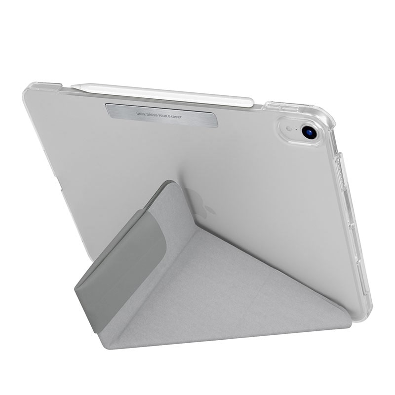 UNIQ CAMDEN New iPad Air 10.9 (2022/20) Antimicrobial Case - Fossil (Grey)