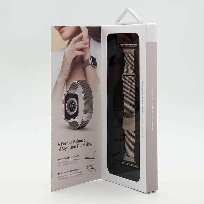 UNIQ DANTE Apple Watch Mesh Steel Strap for Series 1-10, SE/SE2 41/40/42MM - Starlight