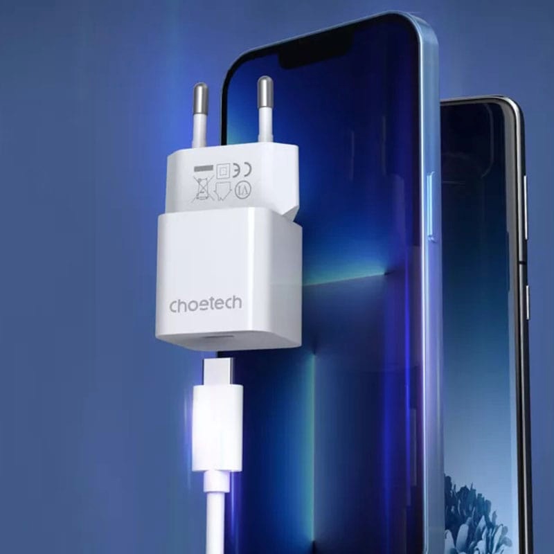Choetech PD 20W Mini Charger USB Type C - EU – White (PD5010)