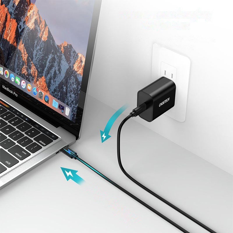 Choetech USB Type C - USB Type C cable 3A 3m - Black (CC0004)