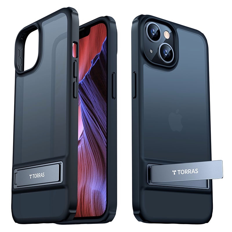 Torras Marsclimber Series Phone Case for iPhone 14 Plus 6.7 inch - Black