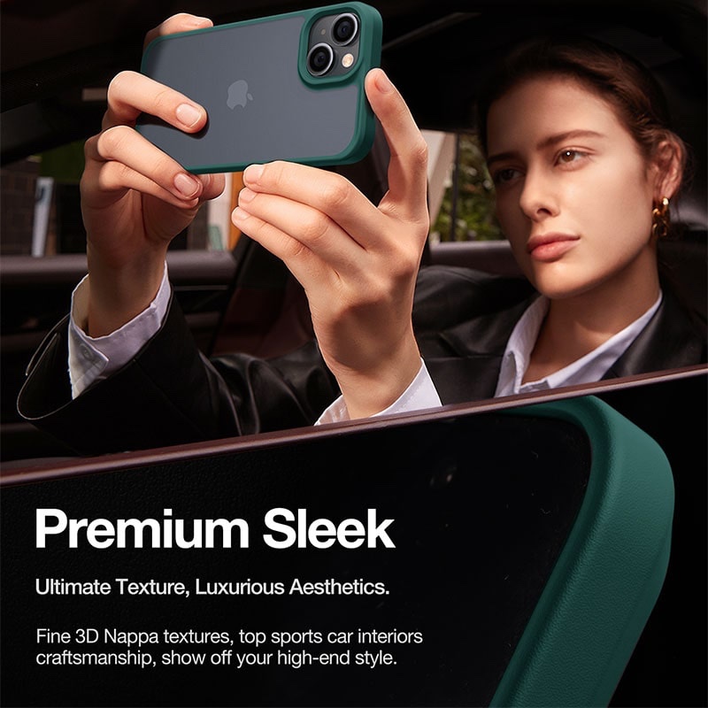 Torras Guardian Series Phone Case for iPhone 14 6.1 Inch - Dark Green