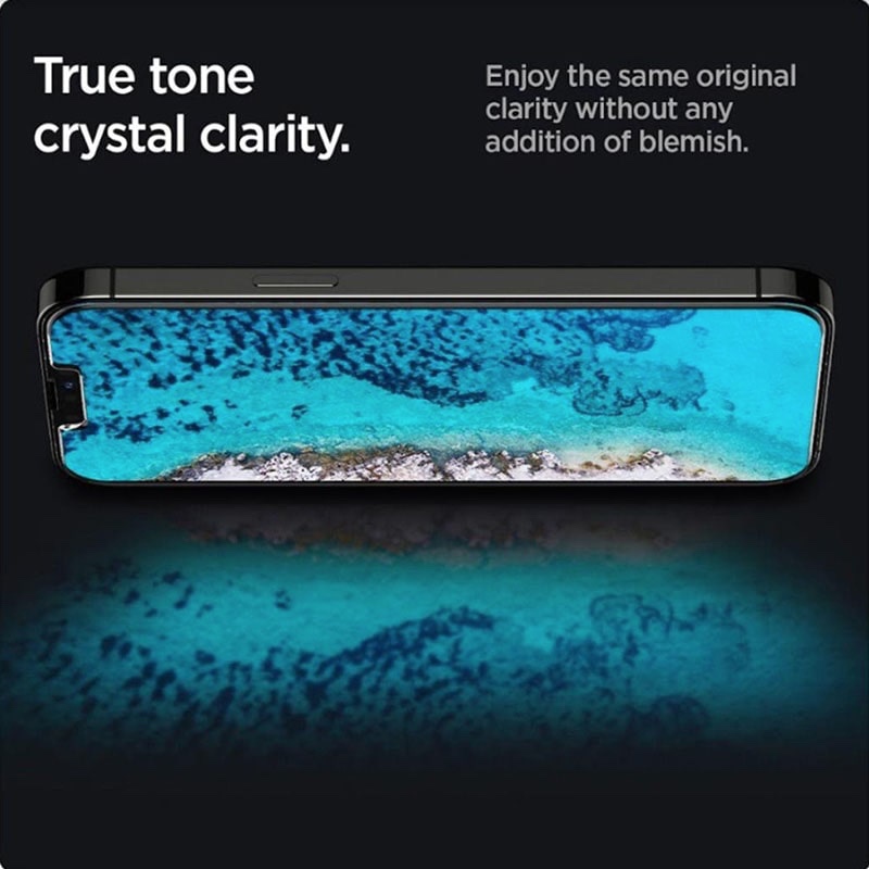 Spigen Glas.tR Slim HD Screen Protector for iPhone 14 Plus / iPhone 13 Pro Max - Single Pack
