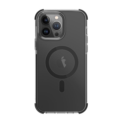 UNIQ Combat Phone Case MagClick/Magsafe Compatible for iPhone 14 Pro Max - Concrete (Charcoal)