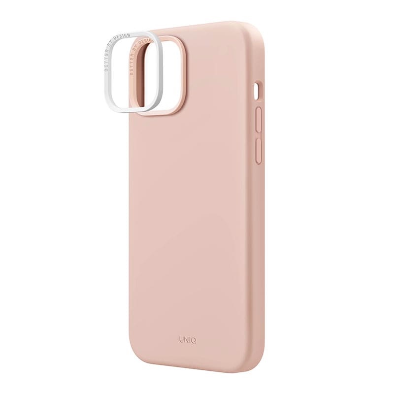 UNIQ Lino Hue Phone Case Magsafe/MagClick Compatible for iPhone 14 Pro - Blush (Pink)