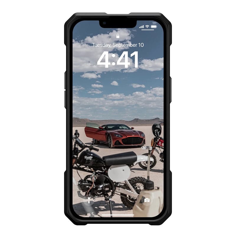 UAG Monarch Pro Magsafe Series Phone Case for iPhone 14 & iPhone 13- Kevlar Black