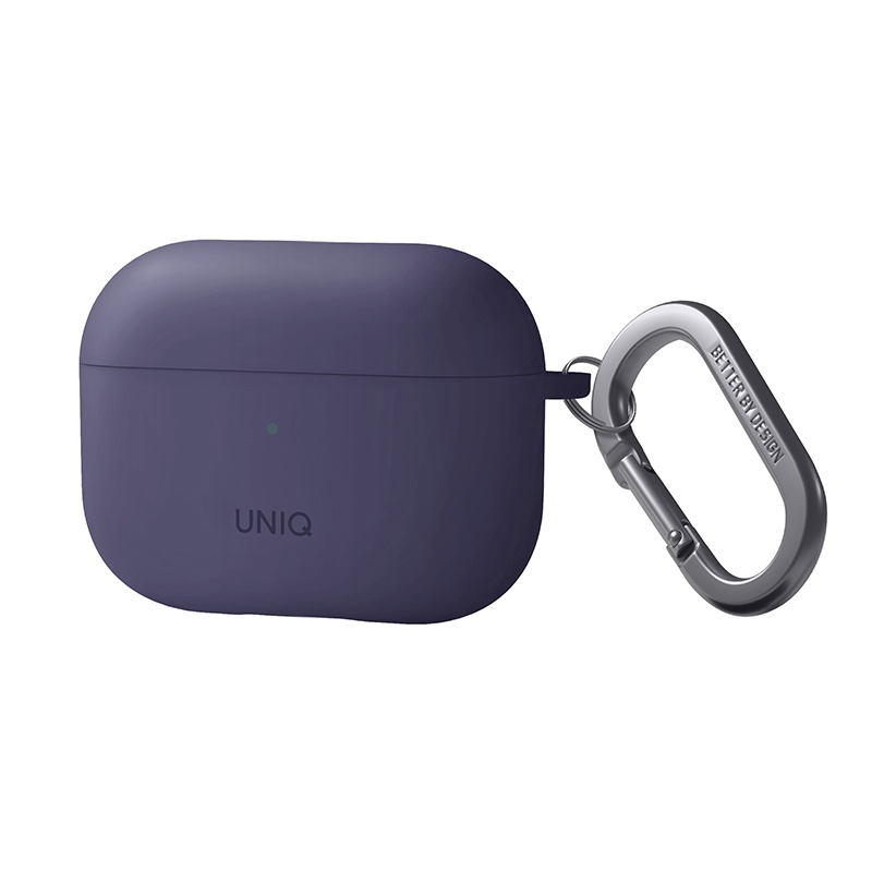 Uniq Nexo Active Hybrid Silicone Case with Sports Ear Hooks For Airpods Pro 2nd Gen. (2022) - FIG (Purple)