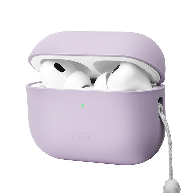 UNIQ Lino Hybrid Liquid Silicone AirPods Pro 2nd Gen (2022) Case – Lilac (Lavender)