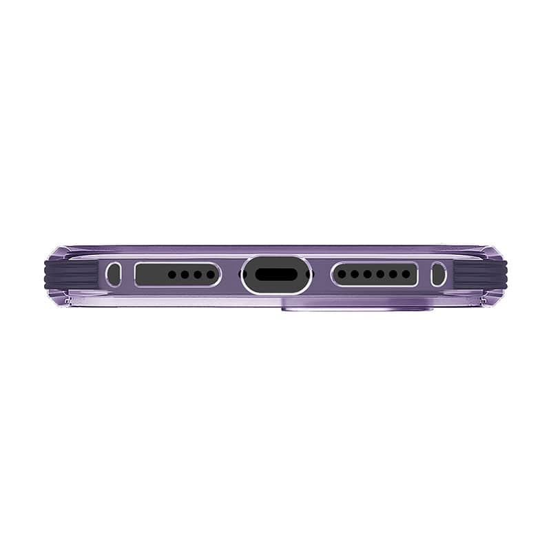 UNIQ Hybrid Combat (AF) Magsafe/Magclick Charging Compatible Phone Case for iPhone 14 Pro Max - Fig (Purple)