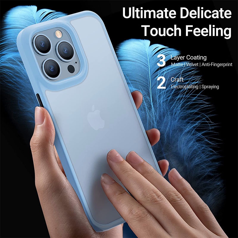 Torras Guardian Series Phone Case for iPhone 13 Pro 6.1 Inch - Sierra Blue - X001GAMILZ