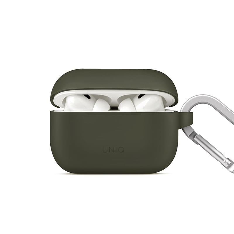 UNIQ Vencer Airpods Pro 2nd Gen Silicone Hang Case - Moss Green