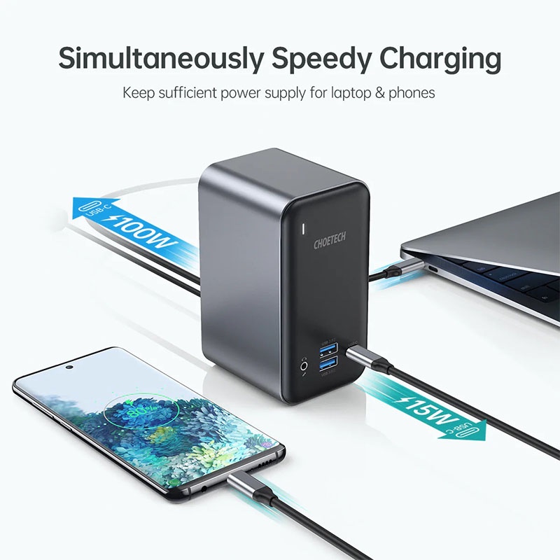 Choetech 15-in-1 Massive Expansion USB-C Docking Station (HUB-M21)
