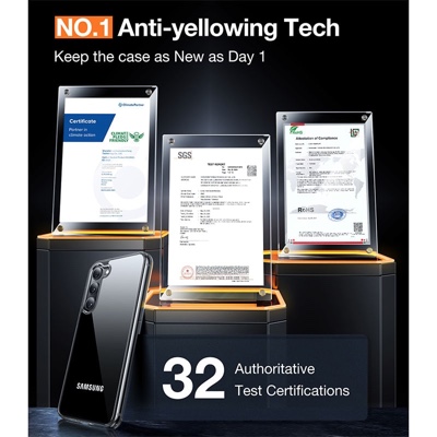 Torras Diamond Series Phone Case for Samsung Galaxy S23 - Clear - X0031KOSBV