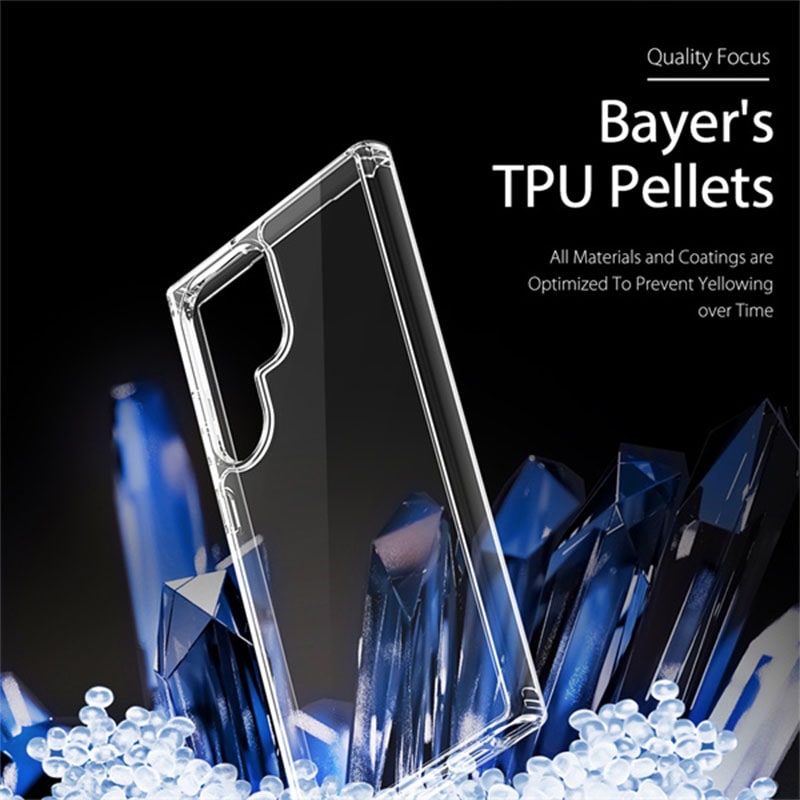 Samsung Galaxy S23 Ultra Clin Series Clear Case - Transparent Clear