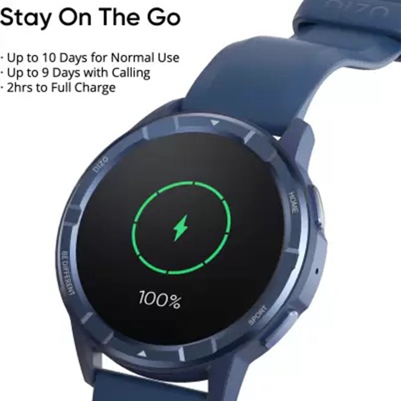 Dizo by Realme Watch R Talk Go Smart Watch - Blue