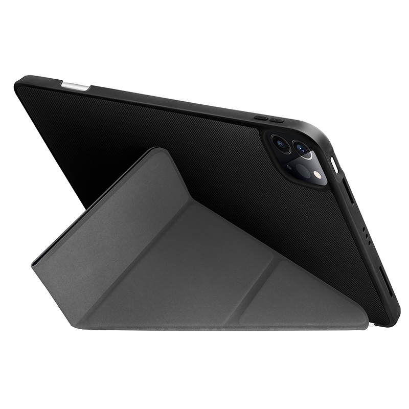 UNIQ Transforma Case for iPad Pro 11' (2021) Antimicrobial - Ebony (Black)