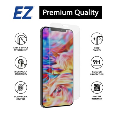 Whitestone Dome EZ Tempered Glass Screen Protector for iPhone 12 Pro Max - Pack of 2