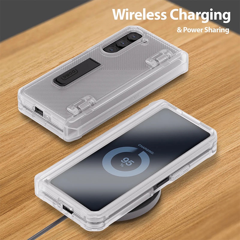 Whitestone Dome [Escudo Phone Case] for Samsung Galaxy Fold 5 - Clear Translucent