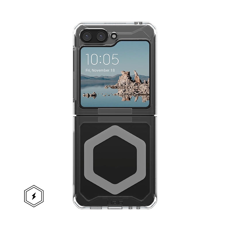 UAG Plyo Pro Series Phone Case for Samsung Galaxy Z Flip 5 (2023) - Ice/Silver