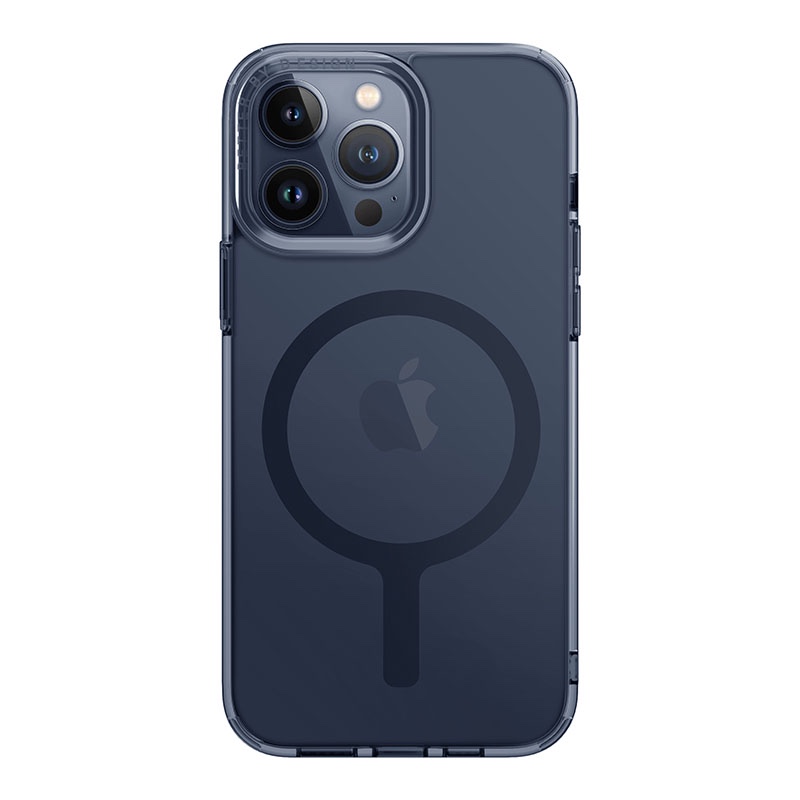Uniq Life Pro Xtreme MagClick MagSafe Compatible Phone Case for iPhone 15 Pro – Smoke Blue