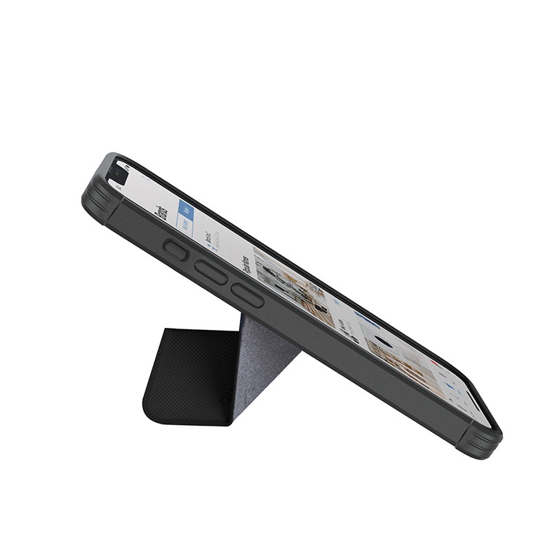 UNIQ Transforma Magclick Magsafe Compatible Phone Case for iPhone 15 Pro Max – Ebony (Black)