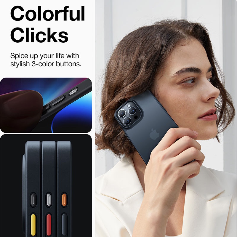 Torras Guardian Series Phone Case for iPhone 15 Pro Max 6.7? – Black