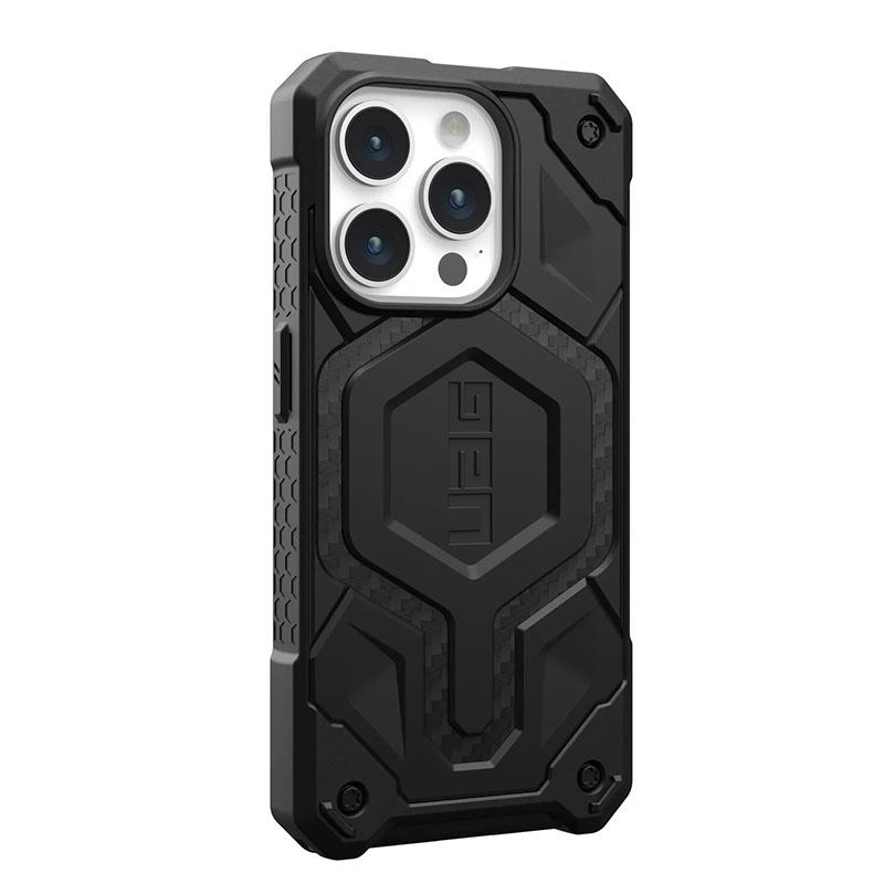 UAG Monarch Pro Phone Case for iPhone 15 Pro – Carbon Fiber