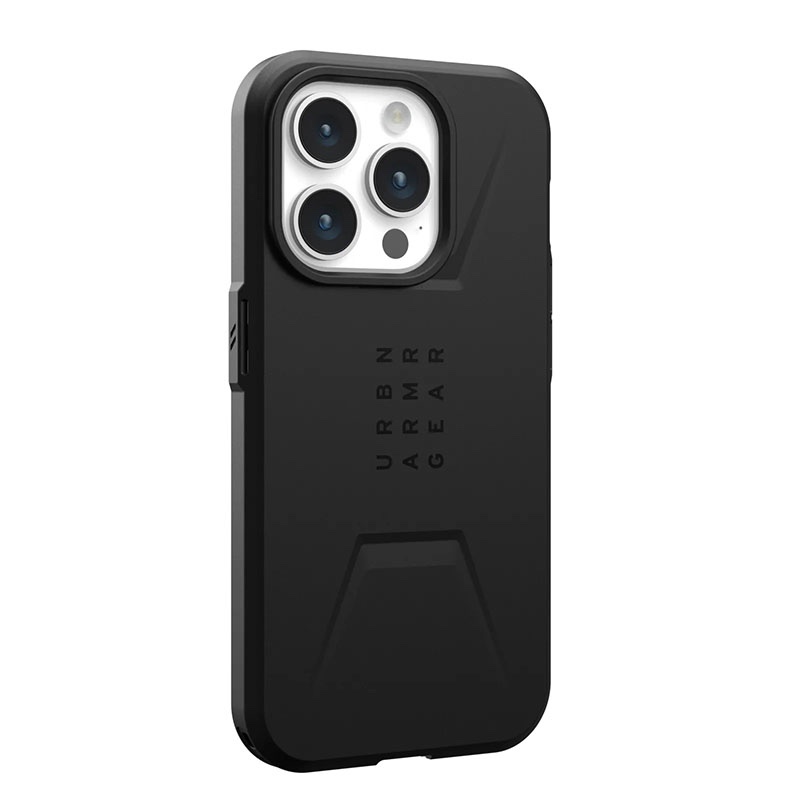 UAG Civilian Magsafe Series Phone Case for iPhone 15 Pro - Black