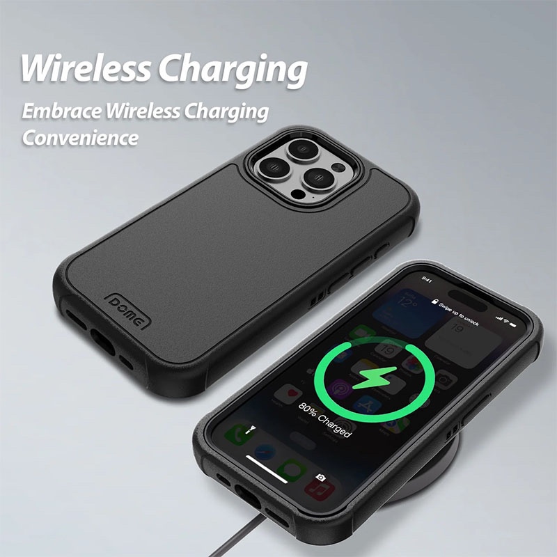 Whitestone Dome iPhone 15 Pro Aegis All in One Defender Case – Burgundy Red