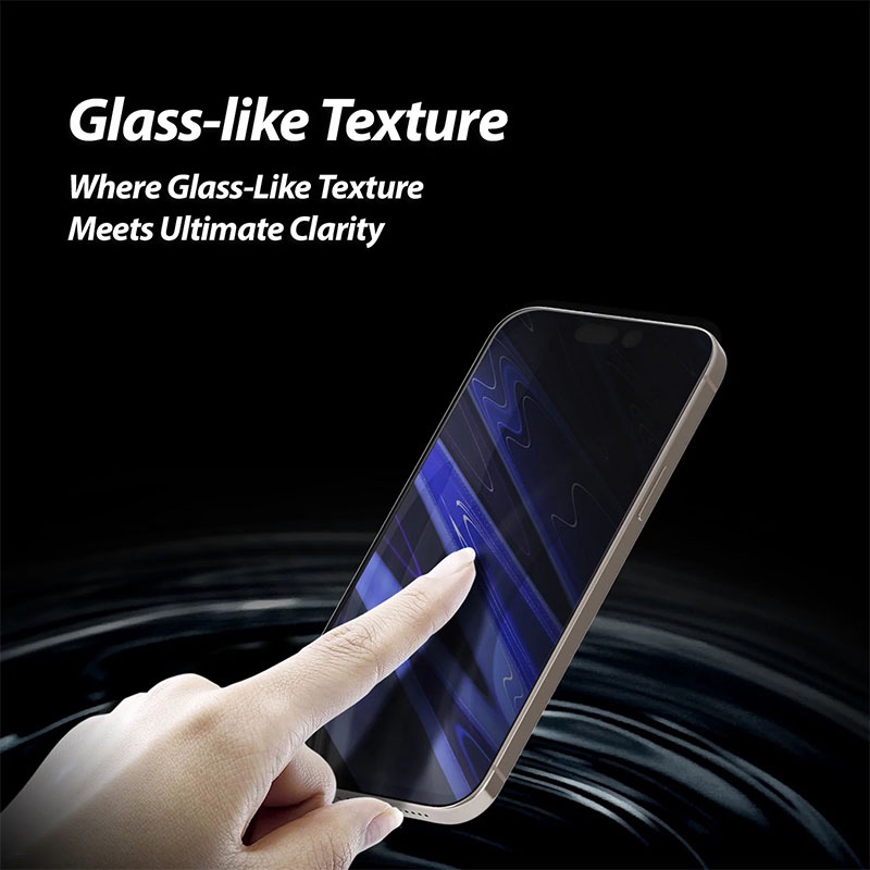 iPhone 15 Whitestone Dome [UV GEN] Hard Coated Film Screen Protector with UV light – 2 Pack Film