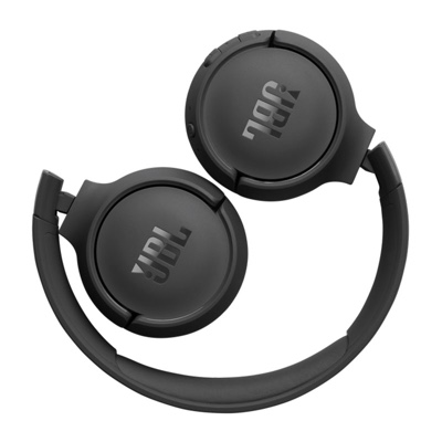 JBL Tune 520BT with JBL Pure Bass Sound Wireless On-Ear Headphones Bluetooth 5.3, 57-Hour Battery Life - Black