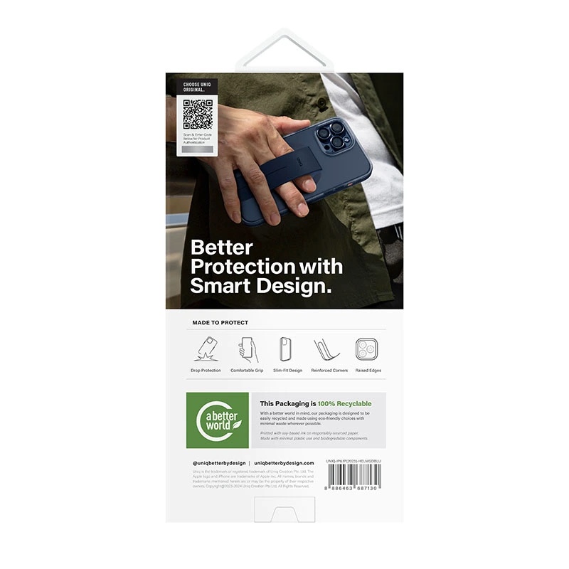 Uniq Heldro Mag MagSafe/MagClick Compatible Case for iPhone 15 Pro – Ultramarine Deep Blue