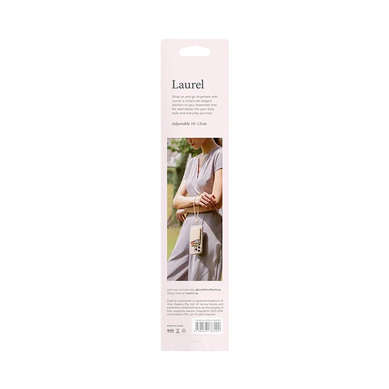 Uniq Coehl Laurel Adjustable Handstrap for Phones – Ivory
