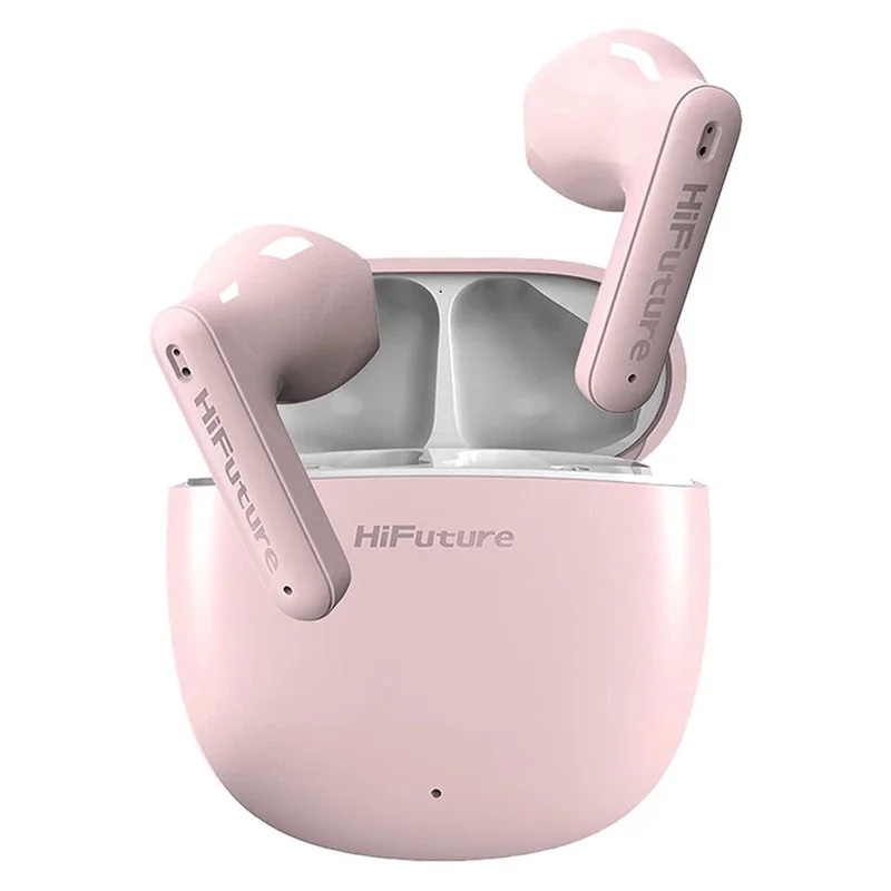 HiFuture ColorBuds2 True Wireless Earphone Bluetooth 5.3, Smart Tap, IPX 5, 20 Hours Playtime – Pink