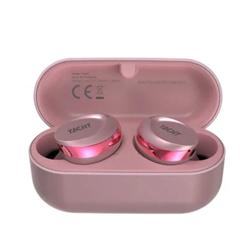 Hifuture YACHT True Wireless Earbuds with AptX Adaptive, Wind Noise Cancellation 8.0, IPX5 – Rose