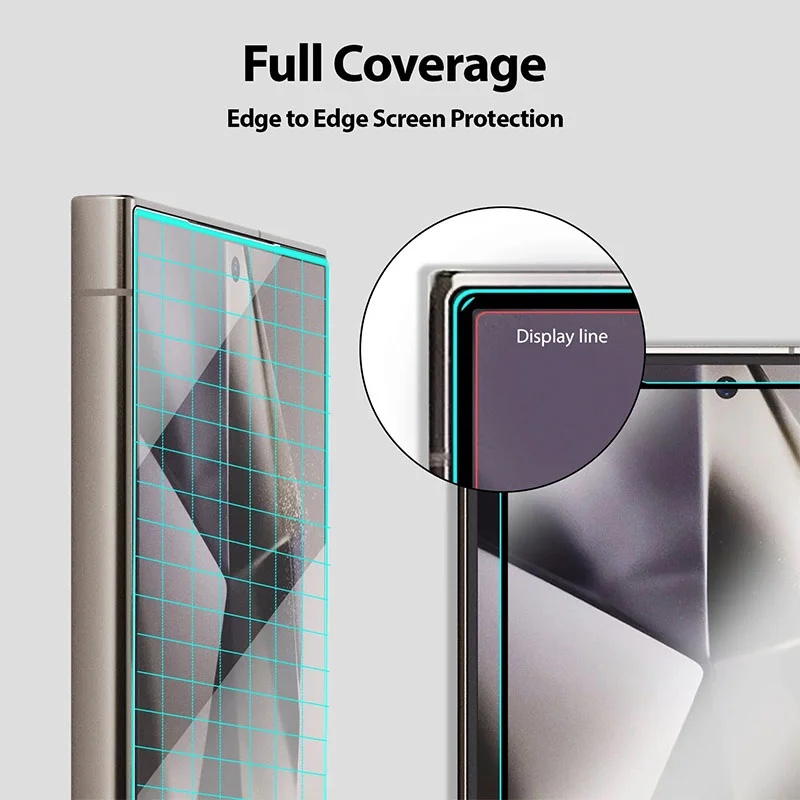 Whitestone [EA] Tempered Glass Screen Protector For Samsung Galaxy S24 Ultra - 2 Pack